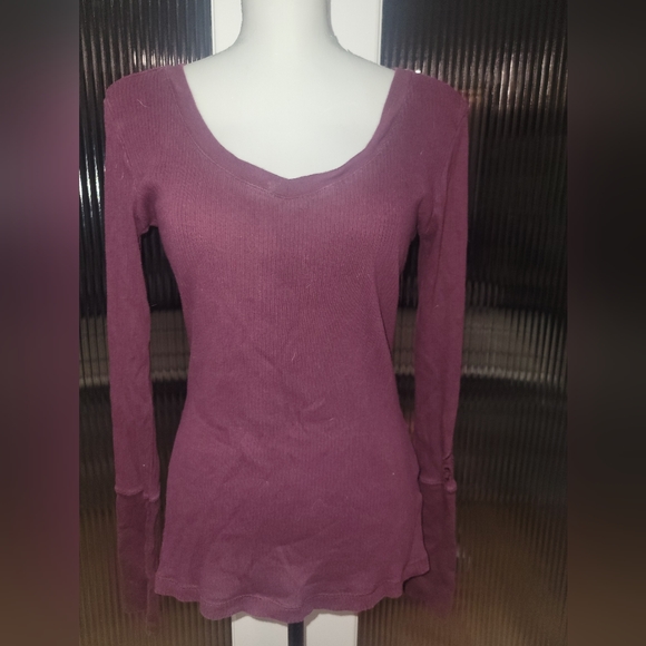 Fox Long Sleeve Rib Knit Tee - Picture 1 of 4